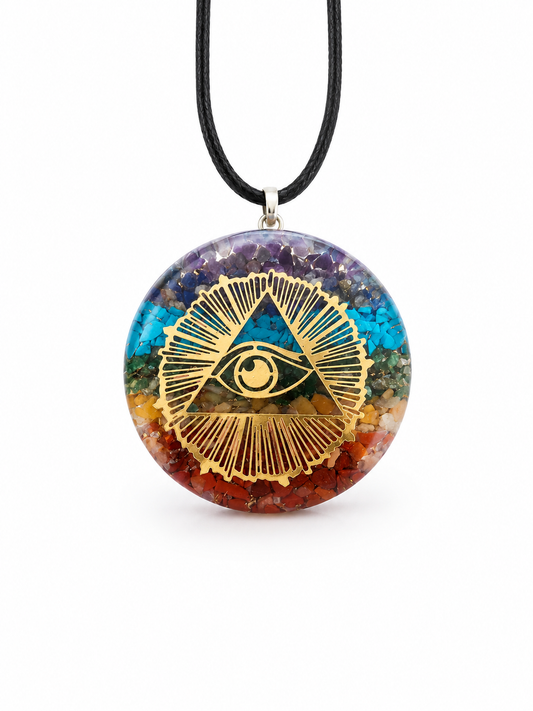 Orgonit Chakra-Anhänger "Auge der Vorsehung"