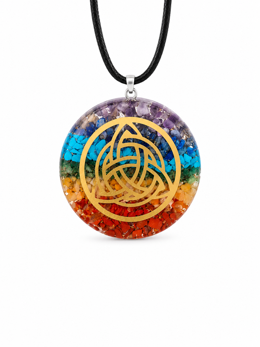 Orgonit Chakra-Anhänger "Triquetra"