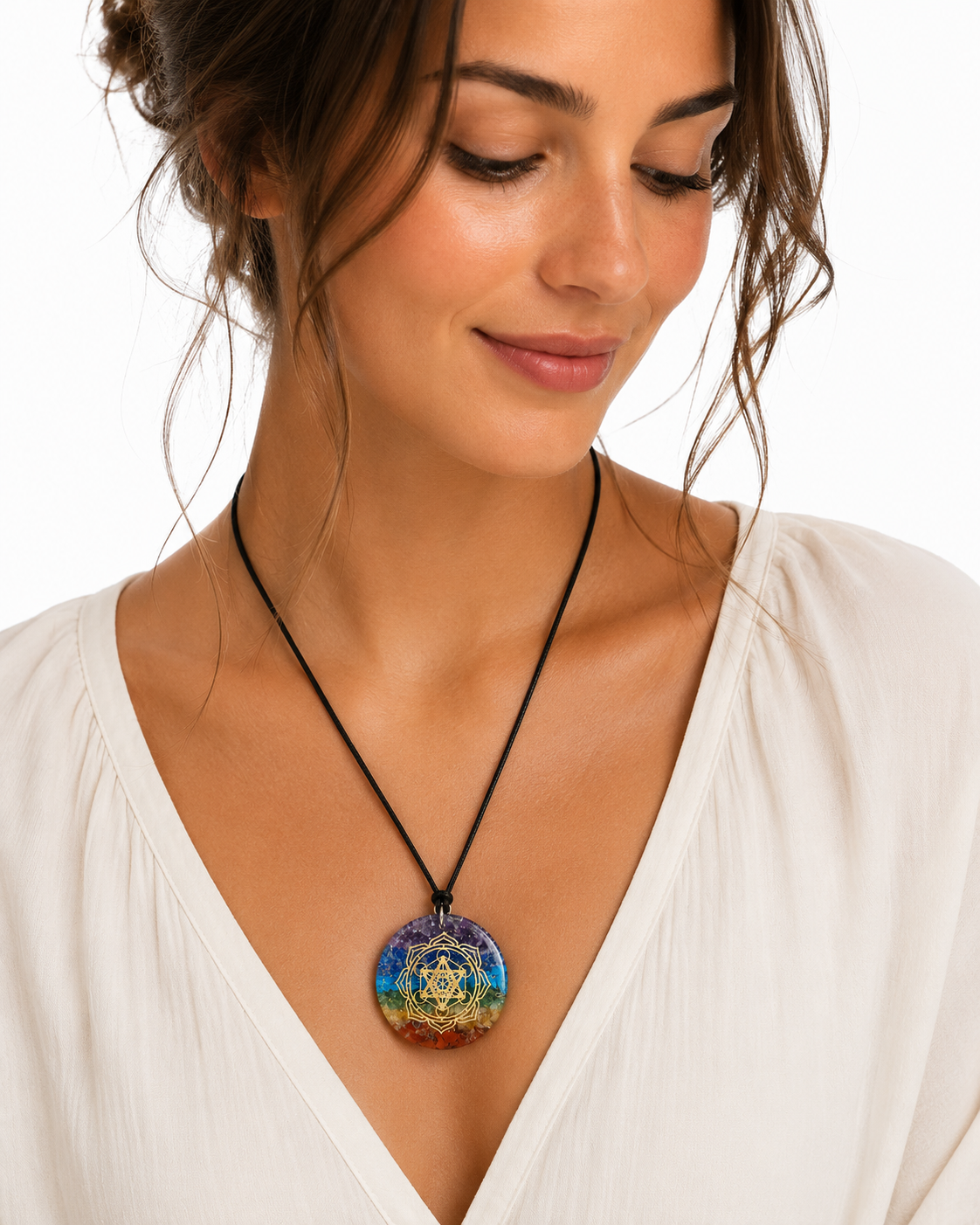 Orgonit Chakra-Anhänger "Metatron"