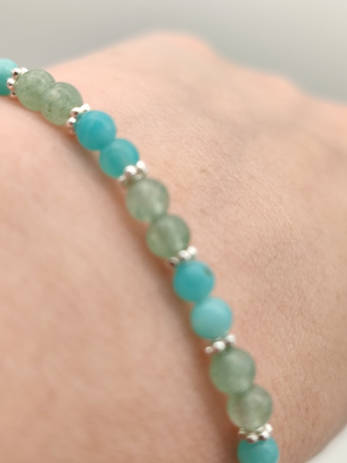 Aventurin-Amazonit Armband